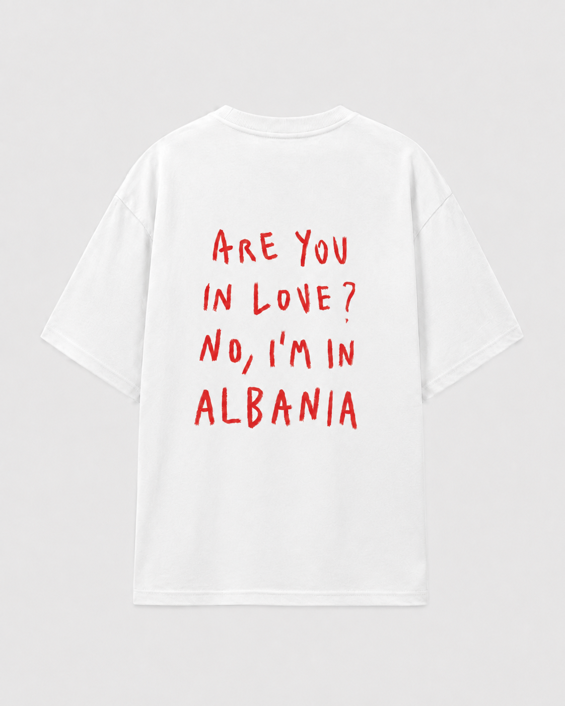 Are You In Love? No, I'm In Albania Tee — Kids - Front | Hajde Zemer