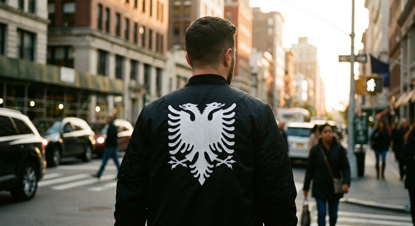 How to Style Albanian Heritage Pieces — Eagle Jackets, Velour Sets & Accessories