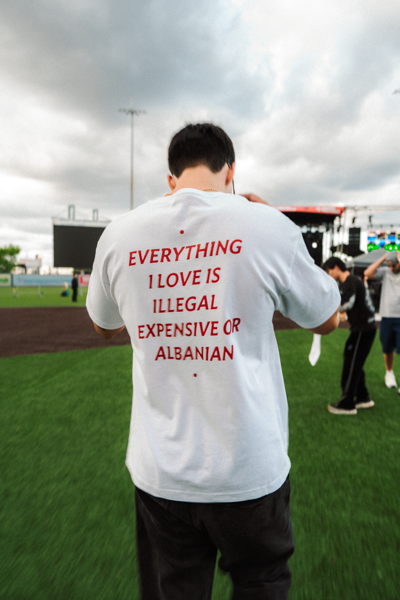Albanian Graphic Tee — Expensive or Albanian Tee | Hajde Zemer