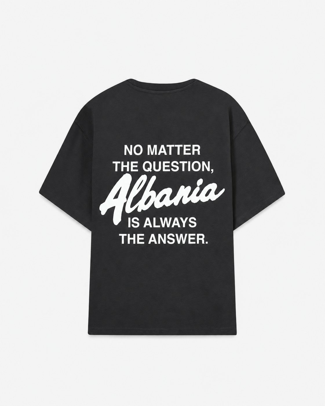 Albania Is Always The Answer Tee — Kids - Back | Hajde Zemer