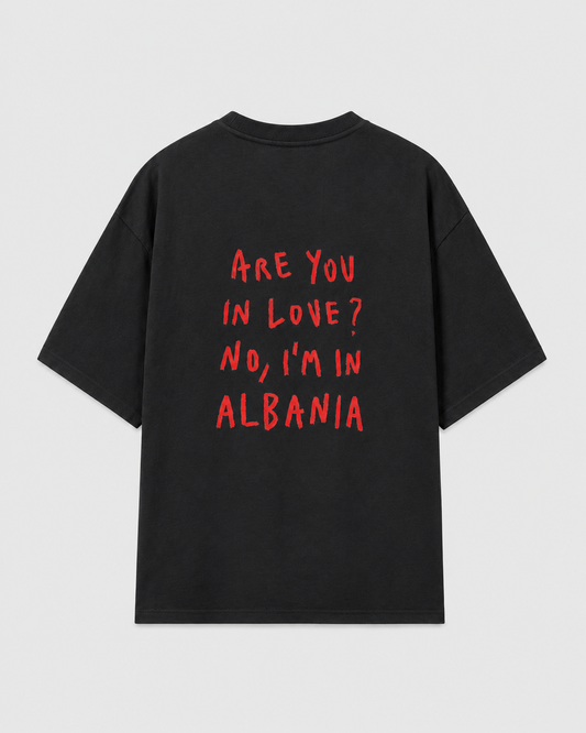 Are You In Love? No, I'm In Albania Tee — Kids - Front | Hajde Zemer