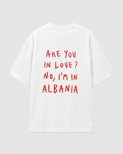 Are You In Love? No, I'm In Albania Tee — Kids - Front | Hajde Zemer