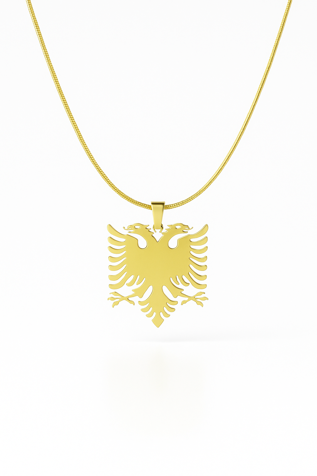 Albanian Eagle Pendant Necklace