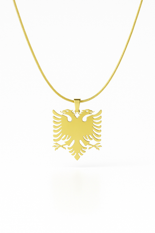 Albanian Eagle Pendant Necklace