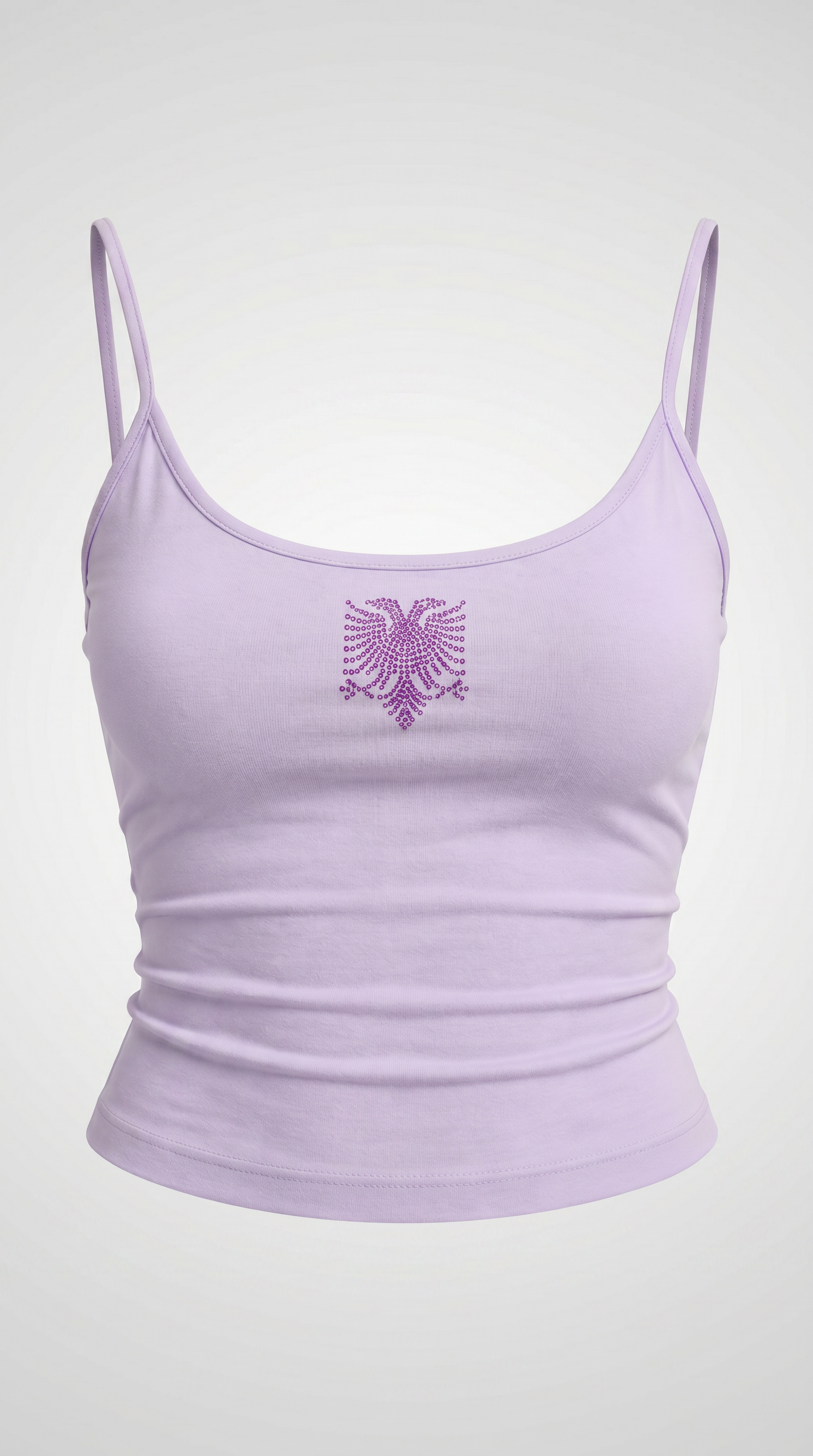 Albanian Eagle Crop Tank — close-up | Hajde Zemer