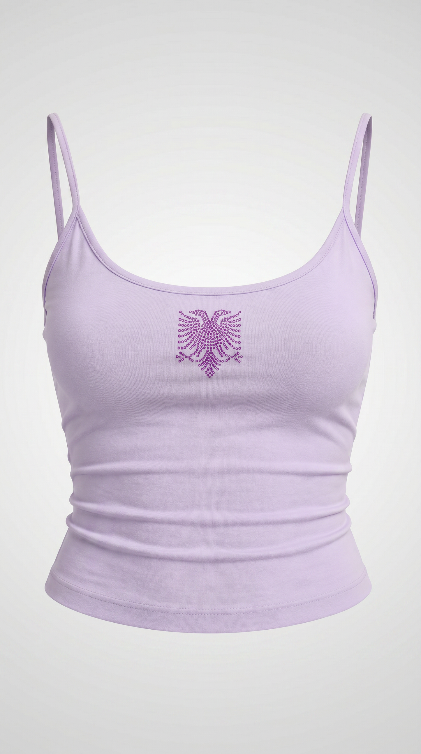 Albanian Eagle Crop Tank — close-up | Hajde Zemer