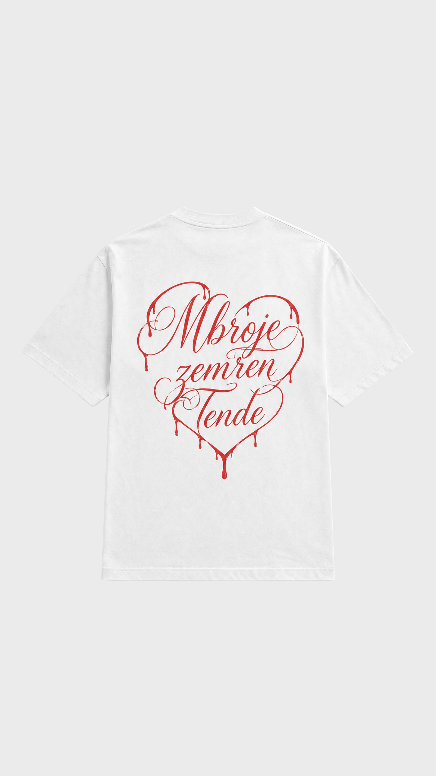 Albanian Graphic Tee — MZT Tee — Mbroje Zemren Tende | Hajde Zemer