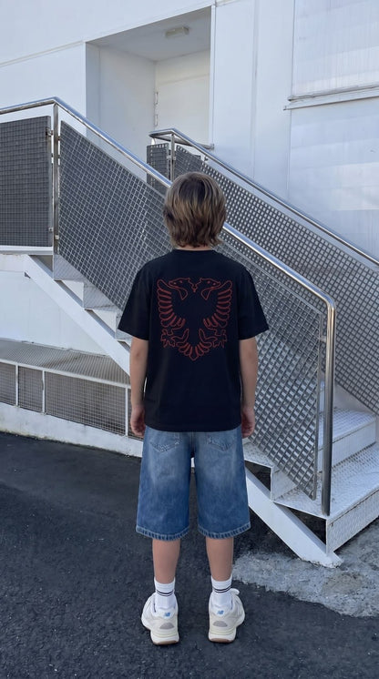Zemer Eagle Print Tee — Kids