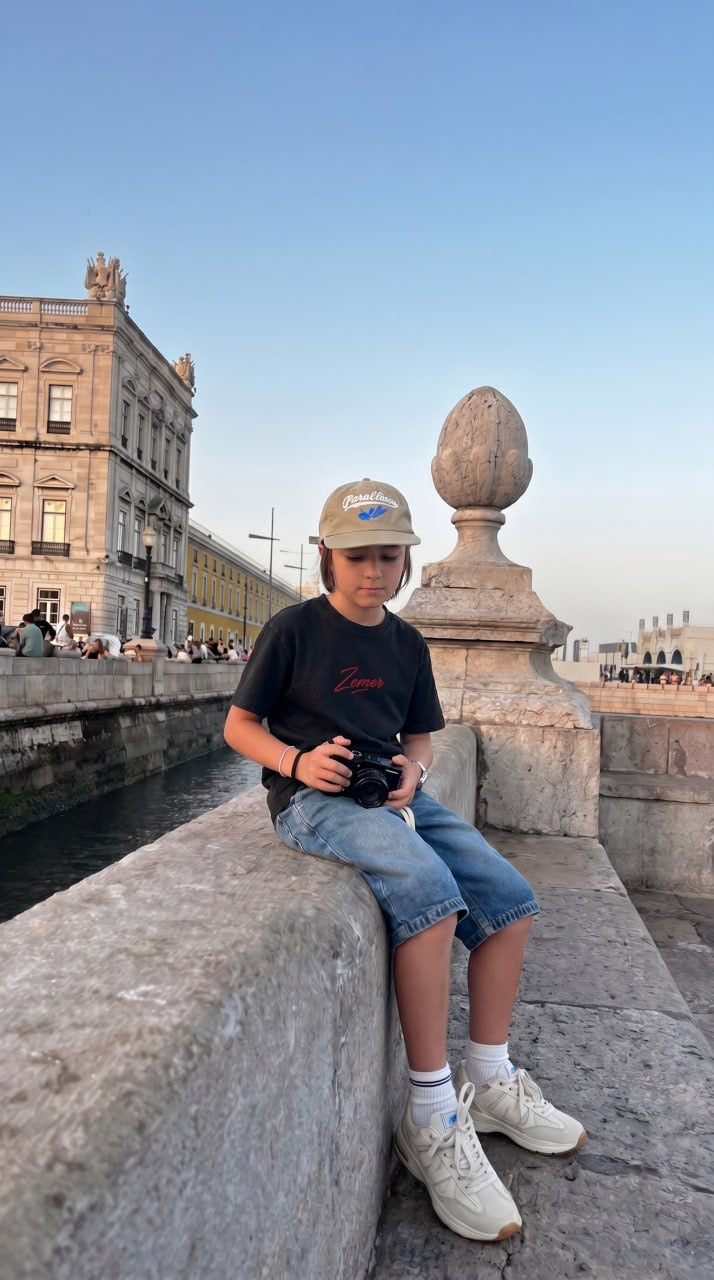 Zemer Eagle Print Tee — Kids