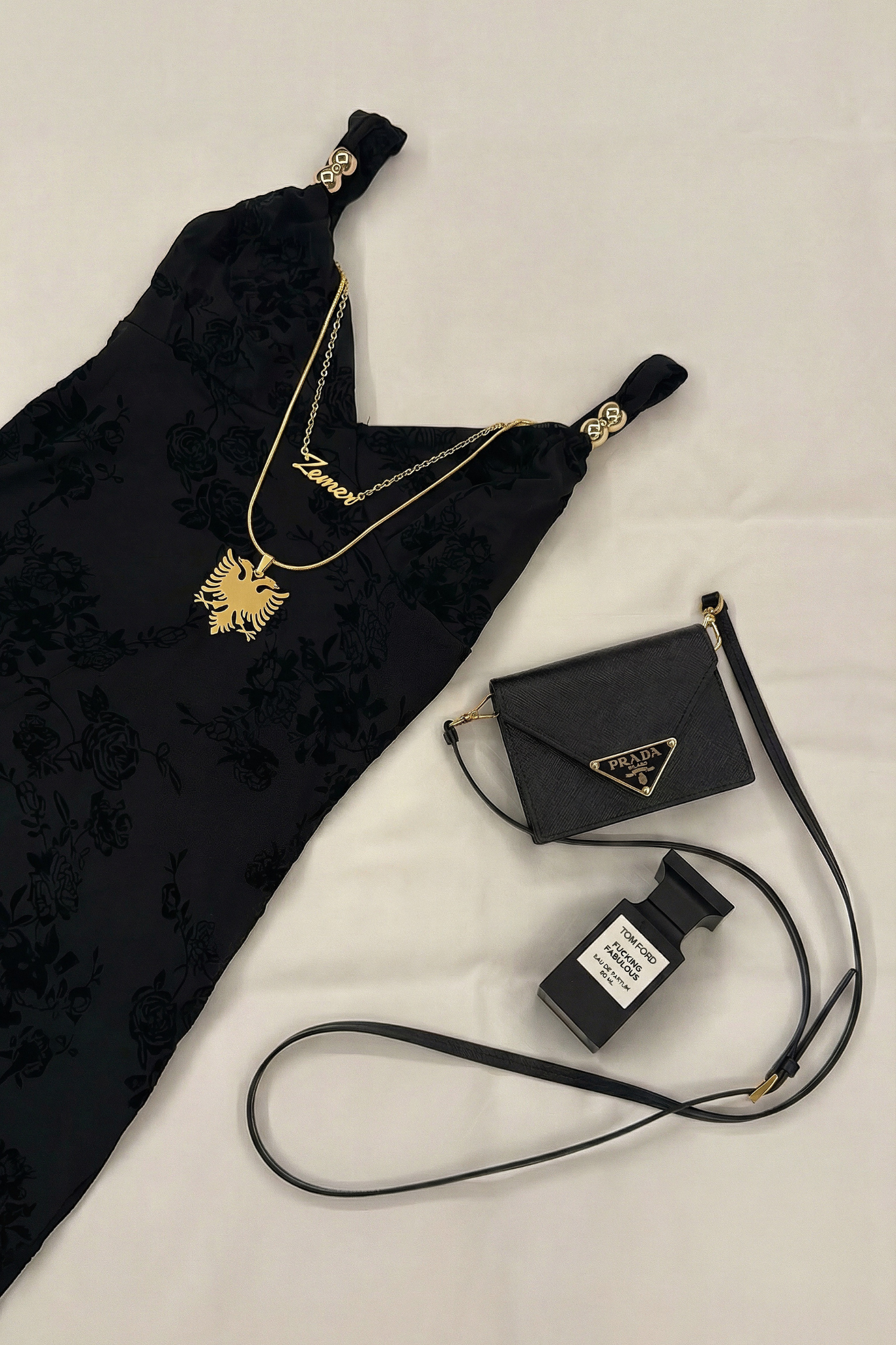 Zemer Script Necklace