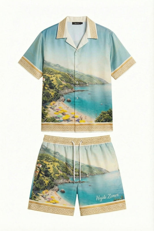 Greenland Set - Shirt + Shorts Flat Lay | Hajde Zemer