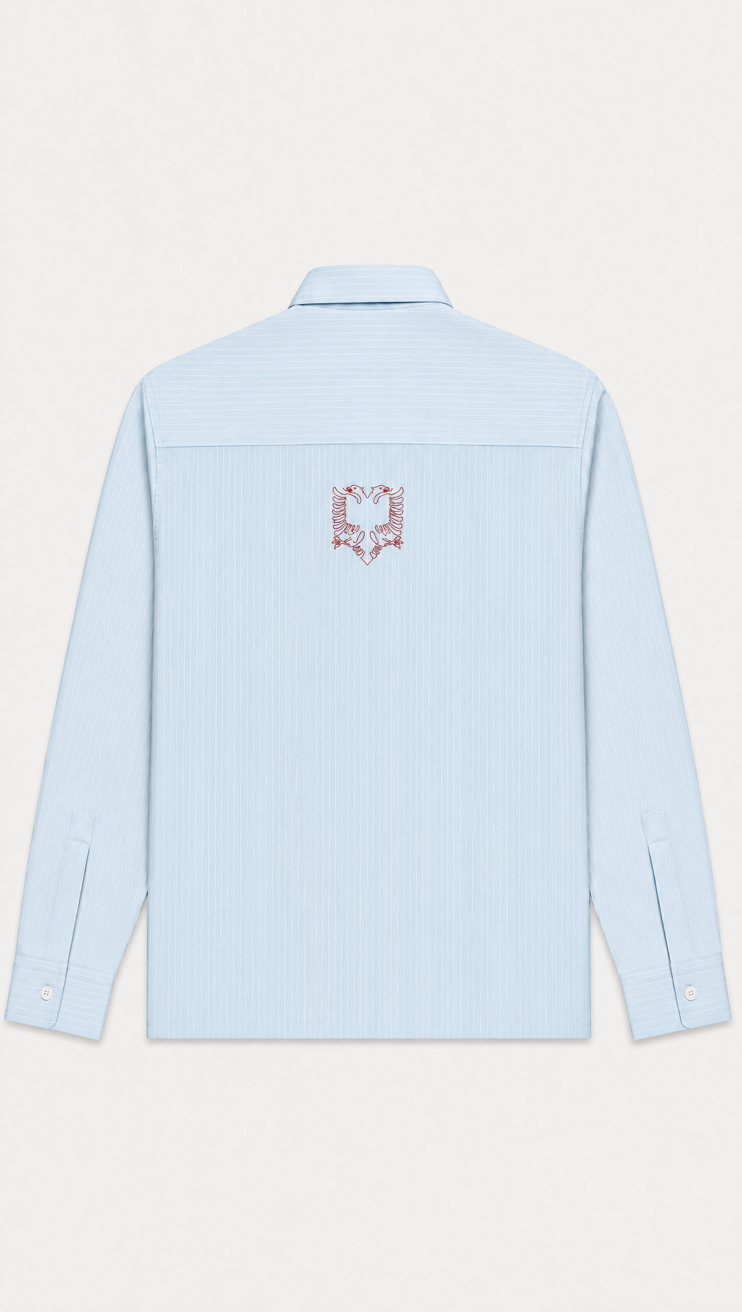 Albanian Eagle Crop Button-Down — detail view | Hajde Zemer