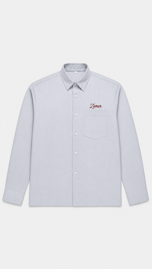 Albanian Eagle Crop Button-Down