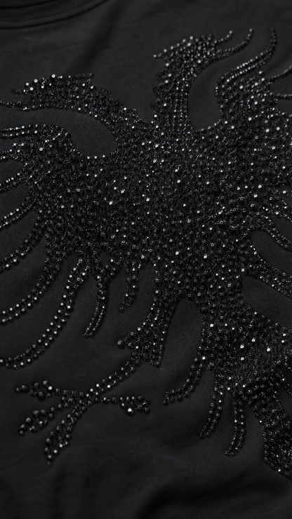 Zemer Script RhineStone Tee | Hajde Zemer