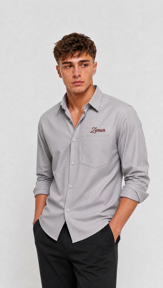Albanian Eagle Crop Button-Down