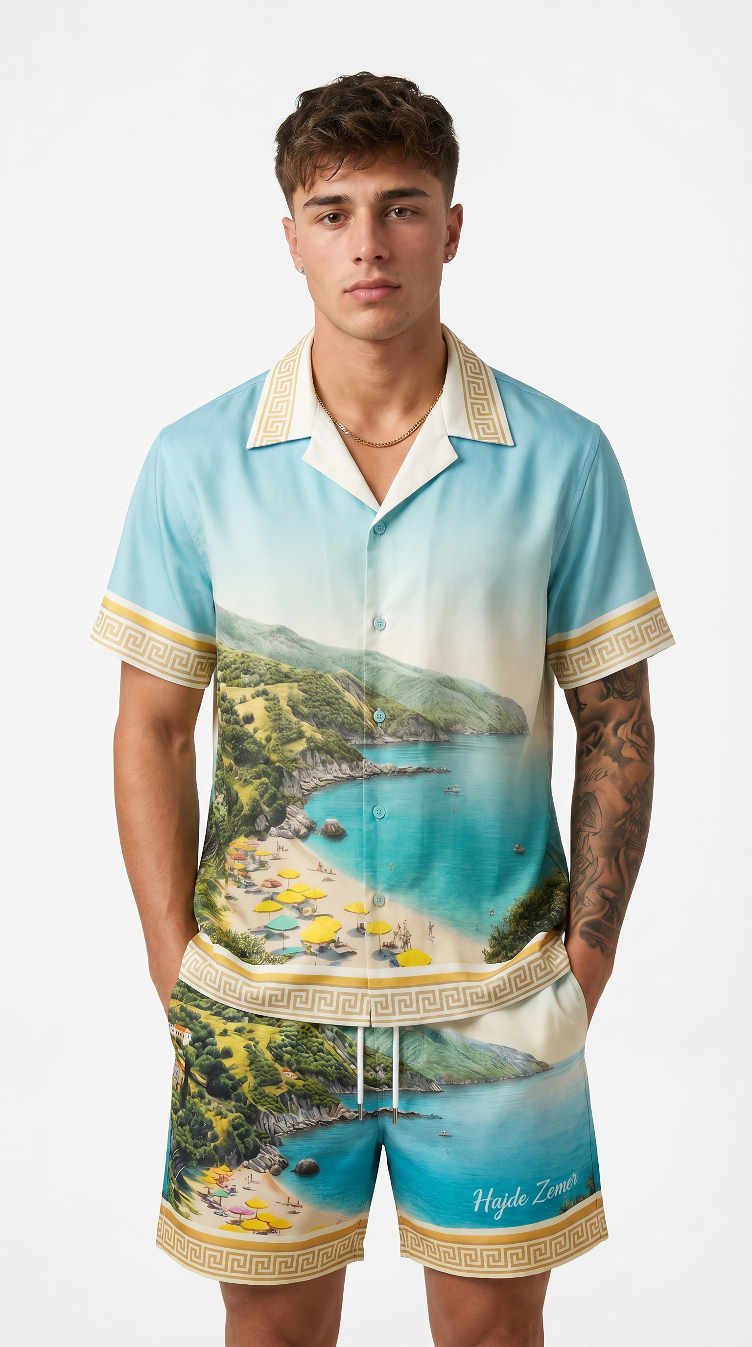 Greencoast Set (Shirt + Shorts)