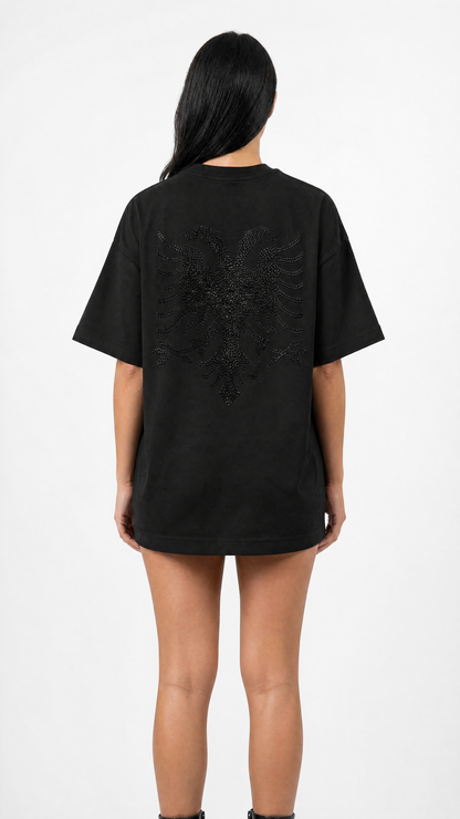 Zemer Script RhineStone Tee | Hajde Zemer