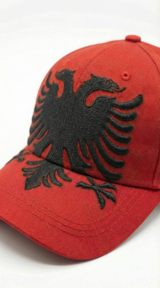 Hajde Zemer Albanian Eagle Hat - Red