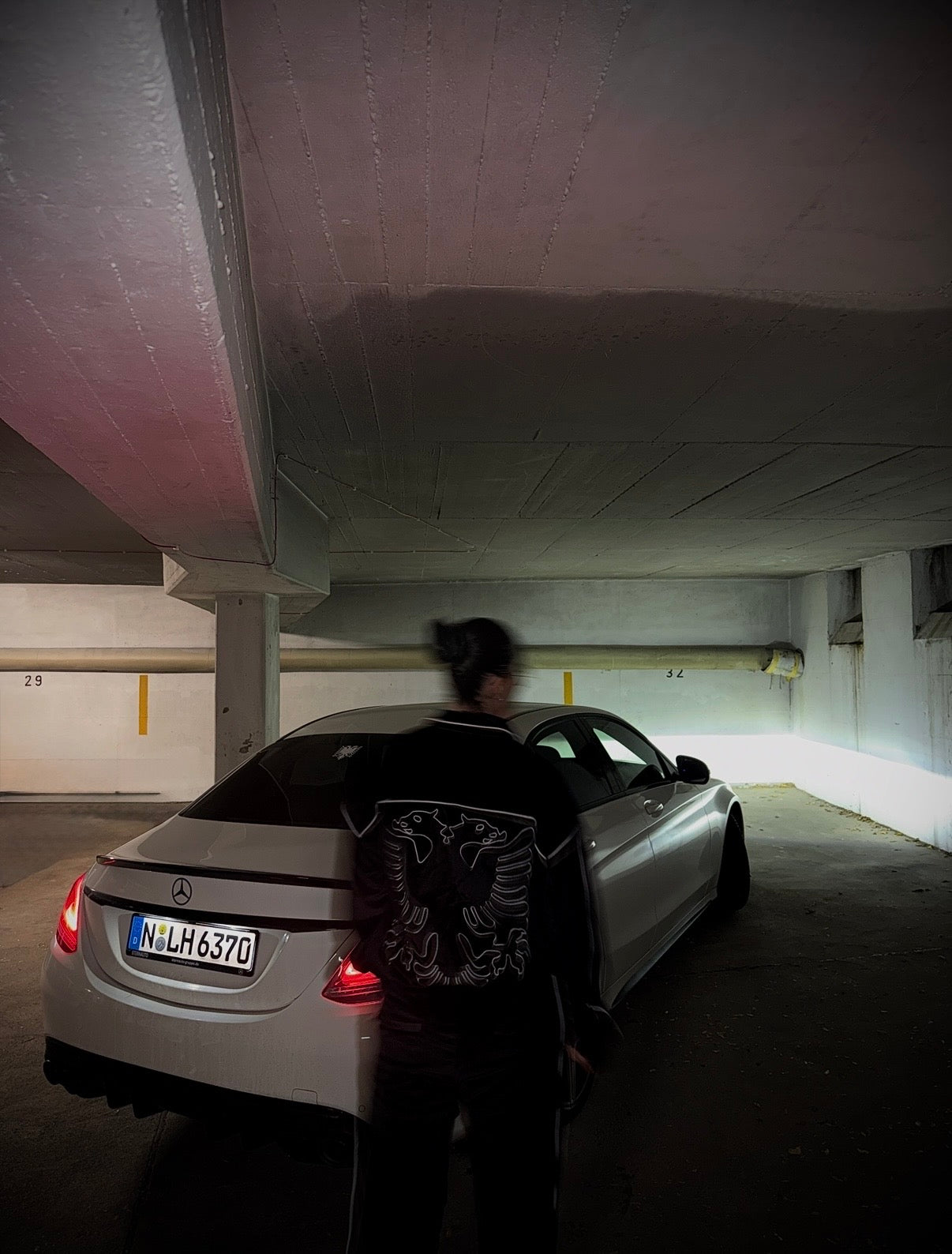 UGC - Laurenta in Eagle Jacket with Mercedes